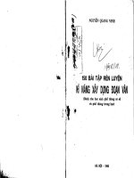 150 bài tập rèn luyện kỹ năng dựng đoạn văn