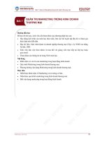 QUẢN TRỊ MARKETING TRONG KINH DOANH THƯƠNG MẠI