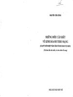 NHUNG DIEU CAN BIET VE KINH DOANH THEO MANG   NGUYEN TIEN DUNG