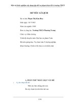 SKKN Một vài kinh nghiệm xây dựng tập thể sư phạm đoàn kết ở trường THCS