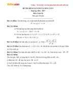 Đề thi giữa học kì 1 môn Toán lớp 10 trường THPT Trần Hưng Đạo, TP. Hồ Chí Minh năm học 2016  2017 