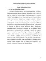 skkn tiếng anh thpt MOTIVATIONAL WAYS OF TEACHING VOCABULARY 