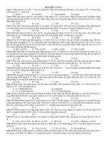 BÀI TẬP HÓA HỮU CƠ 11