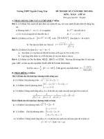 Đề kiểm tra học kì 1 môn Toán lớp 10 năm học 2015  2016 trường THPT Nguyễn Trung Trực 