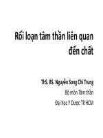 Rối loạn tâm thần liên quan đến chất