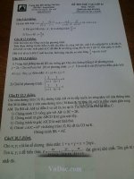 de thi thu vao lop 10 mon toan nam 2016 truong thpt chuyen ha noi amsterdam dot cuoi