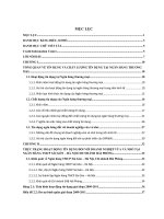 Giải pháp nâng cao chất lượng tín dụng đối với các doanh nghiệp vừa và nhỏ tại ngân hàng TMCP sài gòn – hà nội, chi nhánh hải phòng 