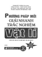 Phương pháp mới giải nhanh trắc nghiệm vật lí phạm đức cường