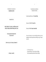 Phát triển cây keo lai trên địa bàn huyện Thăng Bình tỉnh Quảng Nam