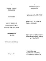 Nghiên cứu thành phần loài và đặc trưng phân bố của bò sát tại huyện Bắc Trà My, tỉnh Quảng Nam