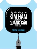 Câu Hỏi Nào Đang Kìm Hãm Sự Nghiệp Quảng Cáo Của Bạn