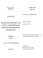 Phân tích các nhân tố ảnh hưởng đến cấu trúc tài chính của các doanh nghiệp thuộc nhóm ngành dược phẩm niêm yết trên thị trường chứng khoán Việt Nam