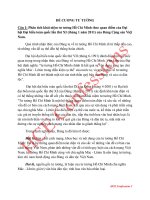 ĐỀ CƯƠNG môn Tư tưởng Hồ Chí Minh có giải đáp chi tiết