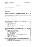 Giải pháp nâng cao chất lượng thẩm định tài chính dự án trong hoạt động cho vay trung và dài hạn tại sở giao dịch ngân hàng TMCP ngoại thương việt nam 