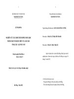 Nghiên cứu xác định thành phần hóa học trong một số dịch chiết của dầu rái ở Đại Lộc - Quảng Nam