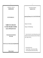 Nghiên cứu sự thỏa mãn của nhân viên khối văn phòng tại cục thuế Quảng Nam