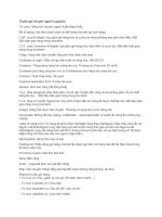 Thuật ngữ chuyên ngành logistics