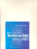 giáo trình hệ thống liên kết văn bản tiếng việt
