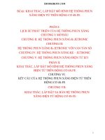 Khai thác lắp đặt mô hình hệ thống phun xăng điện tử trên động cơ 4S  FE