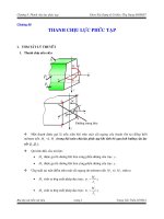 Bài tập sức bền vật liệu  Thanh chịu lực phức tạp
