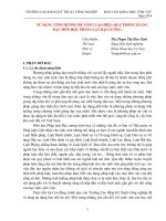 SỬ DỤNG TÌNH HUỐNG ĐỂ NÂNG CAO HIỆU QUẢ TRONG GIẢNG DẠY MÔN HỌC PHÁP LUẬT ĐẠI CƯƠNG