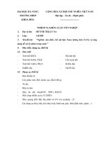 Nghiên cứu điều chế vật liệu nano lưỡng kim fecu và ứng dụng để xử lý nitrat trong nước