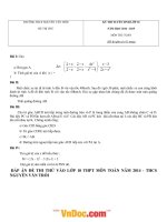 de thi thu vao lop 10 mon toan truong thpt nguyen van troi