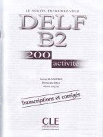 Corrige DELF B2 200 activités