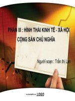 hinh thai kinh te xa hoi cong san chu nghia