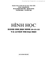Hình học oxy,oxyz và hình học không gian trong thi đại học