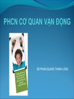 Phục hồi chức năng cơ quan vận động