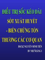 Điều Trị Sốc Kéo Dài Sốt Xuất Huyết - Biến Chứng Tổn Thương Các Cơ Quan P1