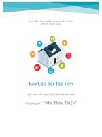 Hệ thống IoT Nhà Thân Thiện