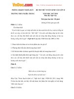 Đề thi thử vào lớp 10 môn Ngữ văn trường THCS Nghĩa Trung năm 2017  2018