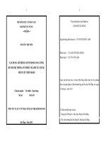 Vận dụng mô hình CAPM trong đo lường rủi ro hệ thống cổ phiếu ngành xây dựng niêm yết trên HOSE