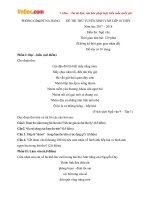 Đề thi thử vào lớp 10 môn Ngữ văn Phòng GDĐT Na Hang, Tuyên Quang năm học 2017  2018 