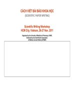 Cách Viết Bài Báo Khoa Học (Scientific Paper Writing)