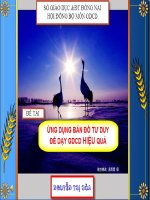 Slide Đề Tài Ứng Dụng Bản Đồ Tư Duy Để Dạy GDCD Hiệu Quả