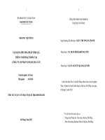 Vận dụng phương pháp tính giá trên cơ sở hoạt động tại công ty cổ phần xi măng Hải Vân