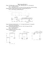 Môn Cơ học kết cấu 1,2