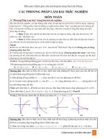 Tóm tắt các dạng toán trắc nghiệm thi THPT Quốc Gia năm 2017