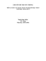 SKKN(chuyen de ham so bac nhat)