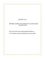 Quan điểm của Đảng về xây dựng phát triển văn hóa thời kỳ đổi mới