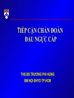 Tiếp cận chẩn đoán đau ngực cấp