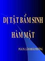Dị tật bẩm sinh hàm mặt Y5