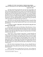 NGHIÊN CỨU NỀN TẢNG PHÁP LÝ TRONG HOẠT ĐỘNG QUẢN LÝ ĐẤT ĐAI CỦA CÁC NHÀ NƯỚC PHONG KIẾN VIỆT NAM