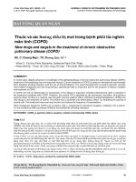 Tài liệu thuốc và các hướng  mới trong điều trị bệnh COPD