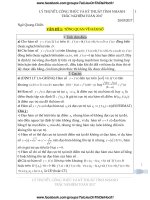 TÓM TẮT LÝ THUYẾT, CÔNG THỨC VÀ KỸ THUẬT TÍNH NHANH TOÁN TRẮC NGHIỆM 2017