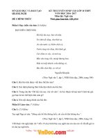 Đề thi tuyển sinh vào lớp 10 THPT môn Ngữ văn năm 2016  2017 Quảng Ngãi