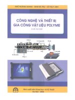 Công nghệ và thiết bị gia công vật liệu polyme (nhữ hoàng giang  đinh bá trụ  lê thụy anh) (1)